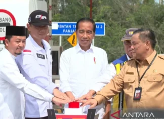 Presiden Jokowi Resmikan Jalan Tol Pekanbaru-Padang Ruas Bangkinang-Pangkalan
