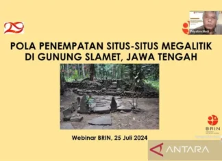 BRIN Ungkap Adanya Peradaban Megalitik Religius di Gunung Slamet