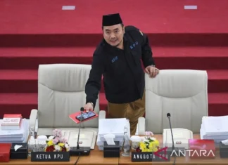 KPU RI Umumkan Mochammad Afifuddin Ketua KPU RI Definitif