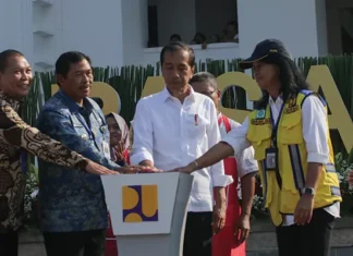 Presiden Jokowi Resmikan Pasar Jongke Solo