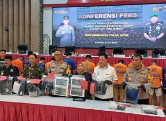 Polda Jatim Tetapkan 13 Anggota PSHT sebagai Tersangka Pengeroyok Polisi