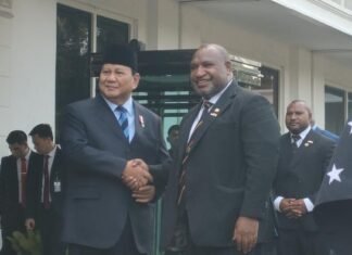 PM Papua Nugini Ditemui Prabowo Subianto di Kantor Kemenhan
