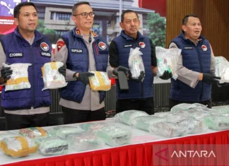 Polres Sidoarjo Gagalkan Peredaran Narkoba 30 Kilogram