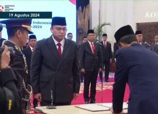 Angga Raka Prabowo Resmi Jadi Wamenkominfo setelah Dilantik Presiden Jokowi
