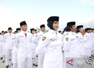 TIM Paskibraka Upacara Peringatan Detik-detik Proklamasi di IKN Siap Bertugas