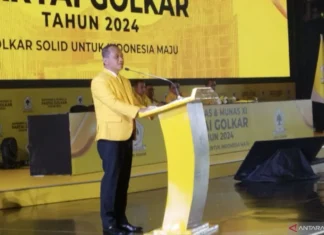 Bahlil Lahadalia Singgung Sosok “Raja Jawa” Saat Pidato Visi & Misi Di Munas Partai Golkar