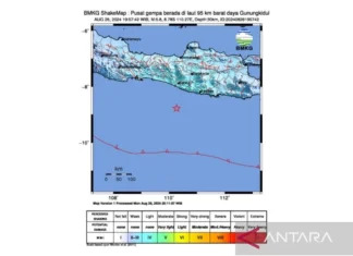 BMKG Catat Dua Kali Gempa Susulan Yang Dipicu Aktivitas Megathrust Di Selatan Gunung Kidul