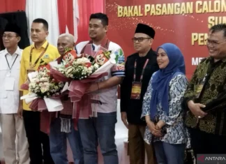KPU dan Bawaslu RI Awasi Langsung Proses Pendaftaran Bobby Nasution-Surya di KPU Sumut