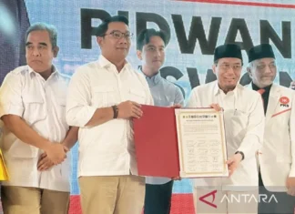 Ridwan Kamil-Soswono Resmi Diusung 12 Partai Menuju Kursi DKI 1