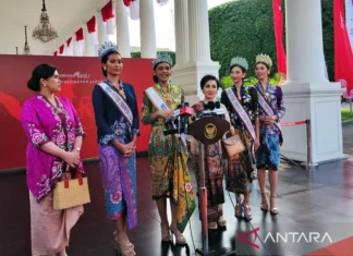 Presiden Jokowi terima Harashta Haifa, Miss Supranational asal Garut