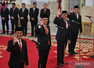 Presiden Jokowi Lantik Supratman Andi Agtas sebagai Menkumham