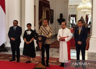Presiden Jokowi Sampaikan Sambutan Hangat Atas Kedatangan Paus Fransiskus