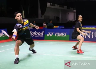 Ganda Campuran Amri-Nita Masuk 16 Besar Turnamen Indonesia International Challenge 2024 Surabaya
