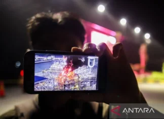 Pabrik Asam Sulfat Smelter PT Freeport Indonesia Terbakar