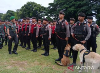 Sebanyak 4.138 Personil TNI/Polri Disiagakan Jelang Lawatan Presiden Prabowo Ke Akmil Magelang