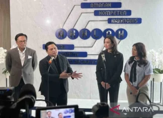 Menteri BUMN Erick Thohir Bertemu Menteri Pariwisata Widiyani Bahas Kolaborasi