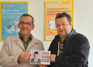 Prangko Edisi Spesial Foto Presiden Prabowo Diluncurkan Di Ukraina