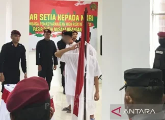 Empat Napi Teroris Di Nusakambangan Ucapkan Ikrar Setia Pada NKRI