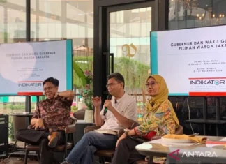 Indikator: Elektabilitas Pramono-Rano Dan RK-Suswono Bersaing Ketat