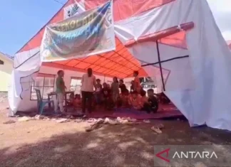 Siswa Pengungsi Erupsi Lewotobi Ikuti Kegiatan Pembelajaran Darurat