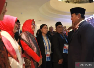 Ibu-ibu KBRI Peru Sambut Antusias Kedatangan Presiden Prabowo