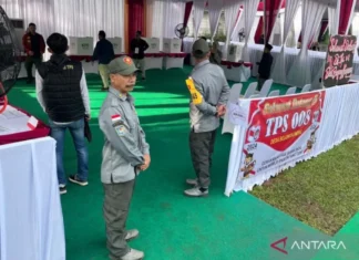 Presiden Prabowo Gunakan Hak Pilih Di TPS 08, Bojong Koneng, Bogor