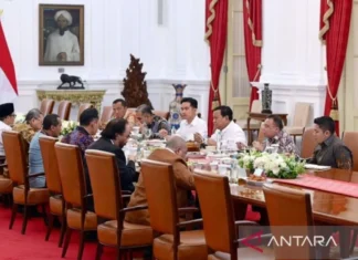 Prabowo Bertemu Ketum Dan Sekjen Partai Koalisi Di Istana Merdeka