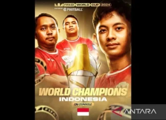 Indonesia Juara Dunia FIFAe World Cup 2024