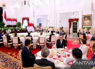 Presiden Santap Siang Dengan Pengusaha Jepang Rayakan Bilateral