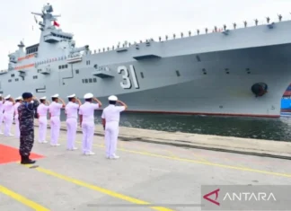 Tiga Kapal Perang China Sandar Di Tanjung Priok Sampai Hari Ini
