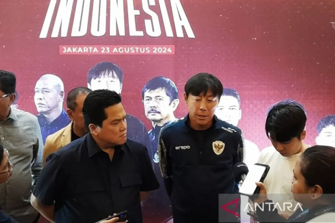Erick Thohir, terima kasih Shin Tae-yong, selamat datang Kluivert