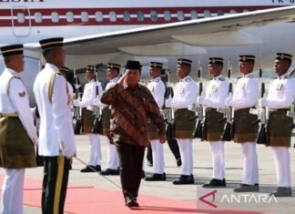 Prabowo Tiba Di Malaysia Siap Bahas Penguatan Bilateral Dua Negara