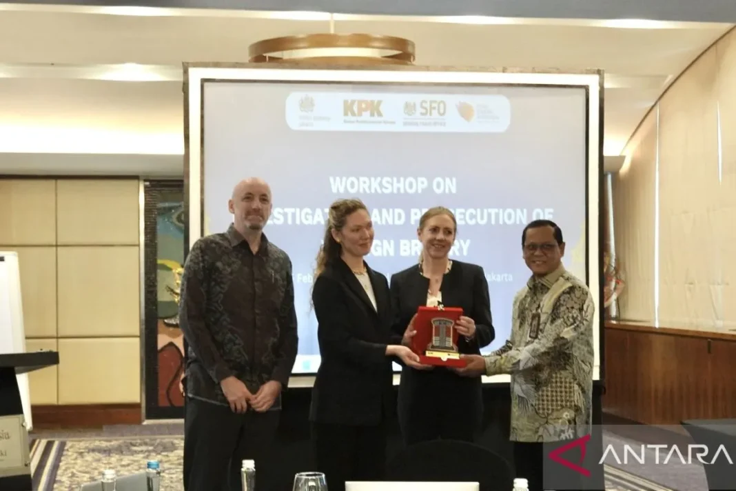 KPK dan SFO Inggris gelar lokakarya investigasi suap pejabat asing