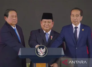 Prabowo, Jokowi dan SBY Tekan Tombol Bersama Luncurkan Danantara