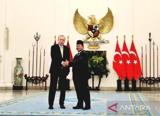 Prabowo Terima Kunjungan Kenegaraan Presiden Turki di Istana Bogor