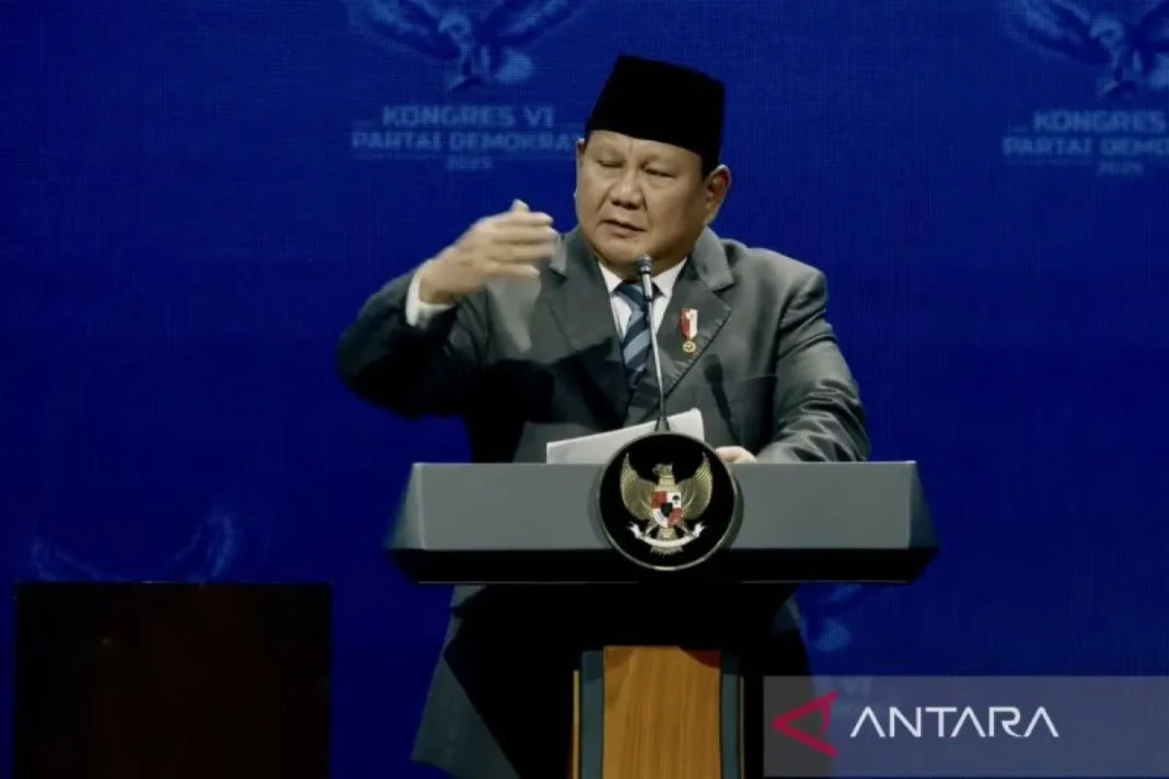 Prabowo ucapkan selamat AHY dan SBY kembali jabat pimpinan Demokrat