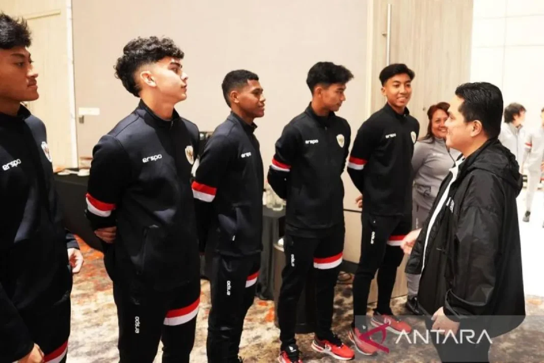 Erick bertemu Vanenburg untuk cari talenta terbaik usia muda Indonesia