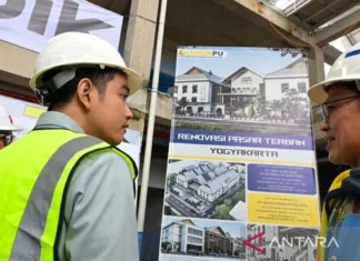 Gibran Tinjau Renovasi Pasar Terban, Pastikan Rampung Juli 2025