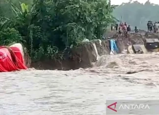 Grobogan Kembali Dilanda Banjir akibat Tanggul Sungai Tuntang Jebol