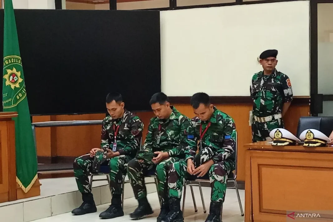 Ketiga terdakwa penembak bos rental juga dituntut bayar restitusi