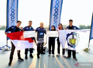 Mahasiswa ITS jadi Juara Pertama Kompetisi Robot Kapal di AS