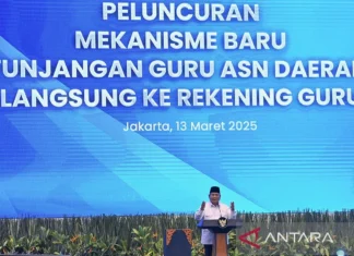 Prabowo: Mekanisme Baru Kirim Tunjangan Guru Ubah Budaya tidak Efisien