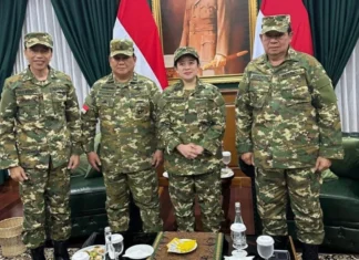 Puan Hadiri Parade Senja Retret Kepala Daerah Bersama Prabowo, SBY dan Jokowi