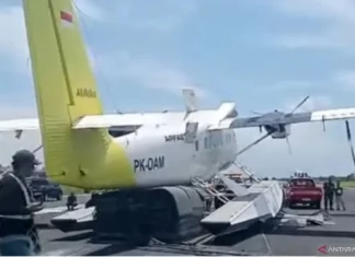 Runway Bandara Ngurai Rai Ditutup Akibat Kendala Pesawat Airfast