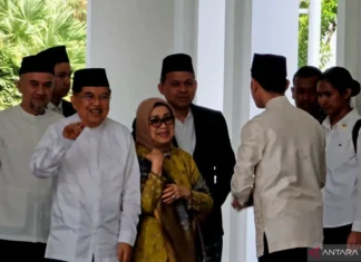 SBY hingga JK Hadiri Gelar Griya Idul Fitri 1446 H di Istana Merdeka