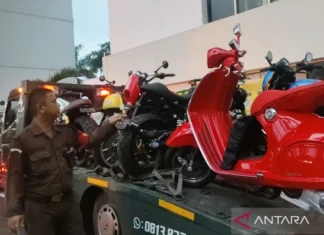Kejagung Sita Puluhan Motor Mewah Terkait Kasus Suap di PN Jakpus