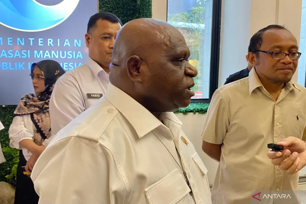 Menteri HAM sebut Rencana Presiden evakuasi warga Gaza sesuai konstitusi