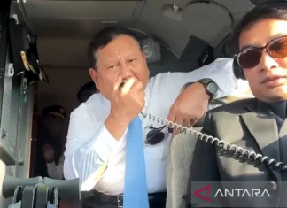 Momen Prabowo Sapa Pilot Pesawat Tempur Yordania via Komunikasi Radio