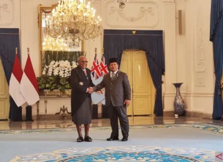 Presiden Prabowo Terima Kunjungan Resmi PM Fiji di Istana Merdeka