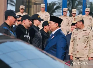 Presiden Sisi Perlihatkan Akademi Militer Mesir ke Presiden Prabowo